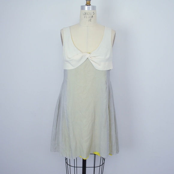 Alexander Wang Dress Silk A-Line Pleated - Picture 1 of 6